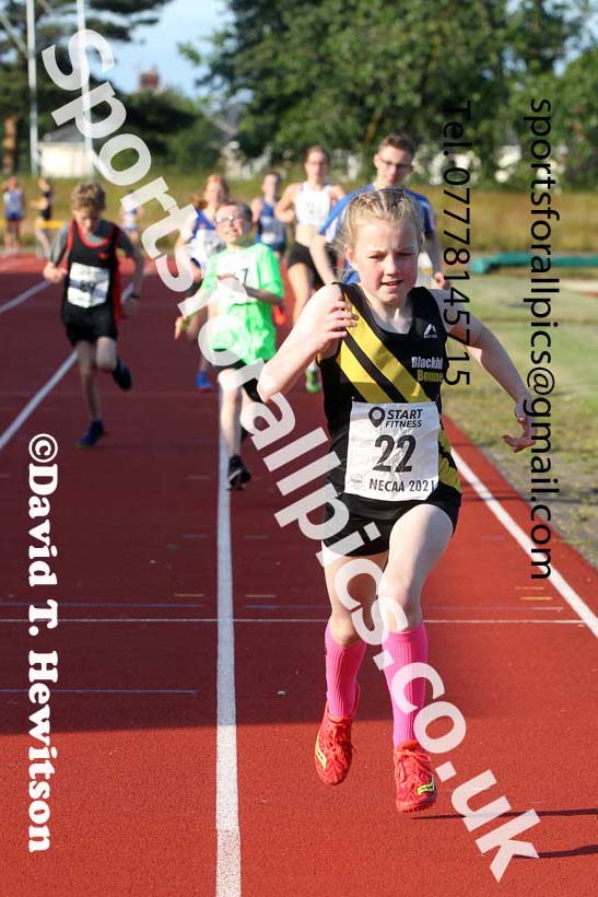 800 metres, 2021 North East Grand Prix No.4, Monkton, Wednesday, June 30th. Photo: David T. Hewitson/Sports for All Pics
